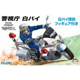   Fujimi - Honda VFR800P Motorcycle Police w/Figure motor makett