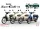 Fujimi - Honda Super Cub 110 tasmania green metallic motor makett