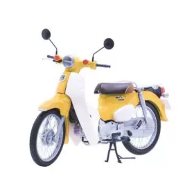   Fujimi - 1ex5 1/12 Honda Super Cub 110 pearl flash yellow motor makett
