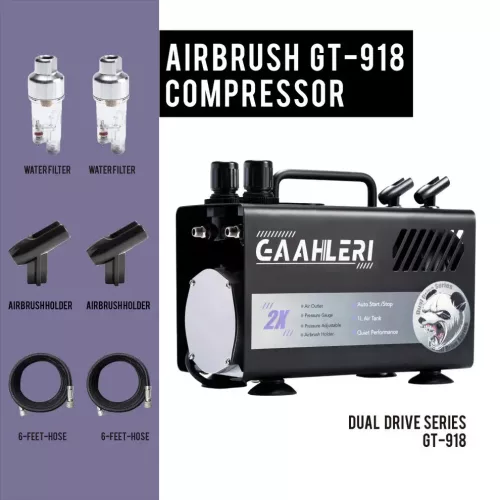Gaahleri - Dual Drive Series Airbrush KitCompressor GT-918 only