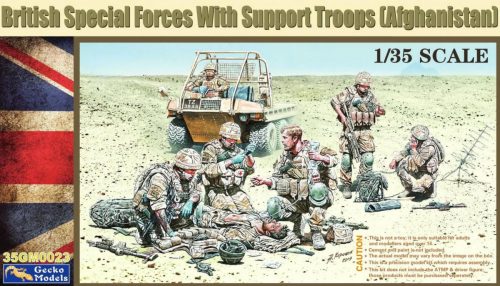 Gecko Models - British Special Forces w/ Support Troops (Afgh.)