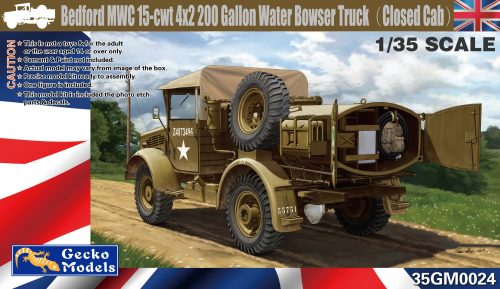 Gecko Models - Bedford MWC 15-cwt 4x2 200 Gallon Water Truck