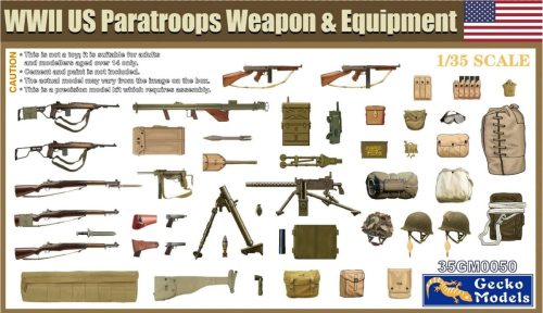 Gecko Models - WWII US Paratroops Weapon & Equipment