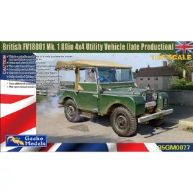   Gecko Models - Brit. FV18001 Mk.1 80in 4x4 Utility Vehicle late harcjármű makett