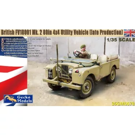   Gecko Models - Brit. FV18001 Mk.2 80in 4x4 Utility Vehicle late harcjármű makett