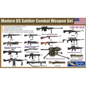 Gecko Models - Modern US Soldier Combat Weapon Set