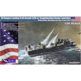   Gecko Models - US Rangers Landing Craft Assault (LCA) hajó makett