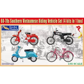   Gecko Models - 60's-70's Southern Vietnamese Riding Vehicle Set