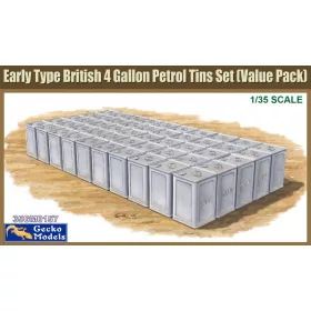   Gecko Models - Early Type British 4 Gallon Flimsies (Value pack)