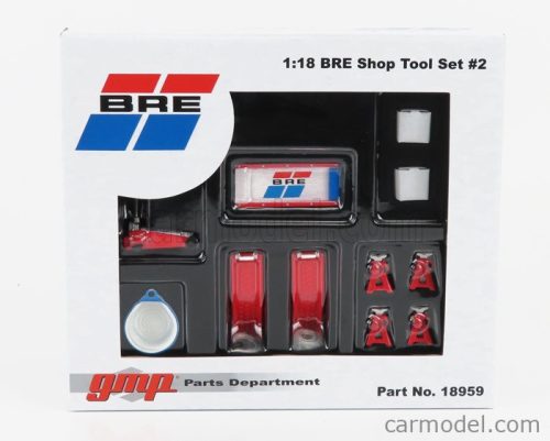 Gmp - Accessories Set Officina Garage Tool Set Bre Red White Blue