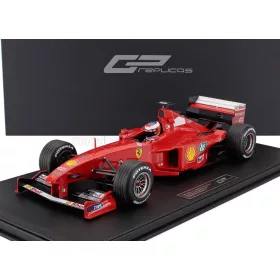   GP Replicas - FERRARI F1  F399 TEAM SCUDERIA FERRARI N 3 2nd BRAZILIAN GP (with pilot figure) 1999 MICHAEL SCHUMACHER WITH SHOWCASE RED WHITE