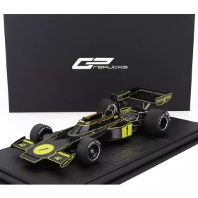   GP Replicas - LOTUS F1  72E TEAM LOTUS JPS N 1 WINNER FRENCH GP 1974 RONNIE PETERSON BLACK GOLD
