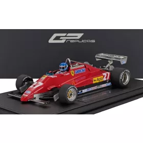   GP Replicas - FERRARI F1  126C2 (late version) N 27 2nd MONZA ITALY GP (with pilot figure) 1982 PATRICK TAMBAY RED