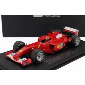   GP Replicas - FERRARI F1  F2001 N 1 WORLD CHAMPION WINNER BELGIUM SPA GP (with pilot driver) 2001 MICHAEL SCHUMACHER RED WHITE
