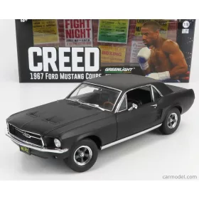   Greenlight - Ford Usa Mustang Coupe 1967 - Adonis Creed S Matt Black