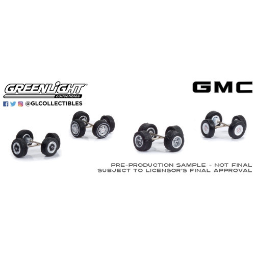 GREENLIGHT - Auto Body Shop - Wheel & Tire Packs Series 6 - GMC Trucks Solid Pack