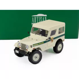   Greenlight - JEEP CJ-5 MARYLAND STATE POLICE 1983 BEIGE GREEN