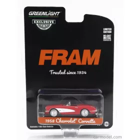Greenlight - Chevrolet Corvette Spider 1958 Red White