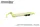 Greenlight - 1:64 Gooseneck Trailer - Lime Green with Red and White Conspicuity Stripes (Hobby Exclusive) - GreenLight