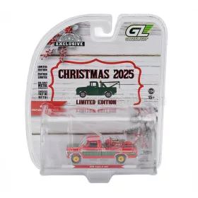   Greenlight - FORD USA F-250 PICK-UP WITH VINTAGE MOTORCYCLE 1978 RED GREEN