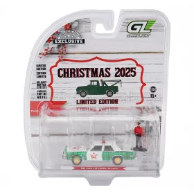   Greenlight - FORD USA LTD CROWN VICTORIA WITH POLICE OFFICER FIGURE 1981 GREEN WHITE