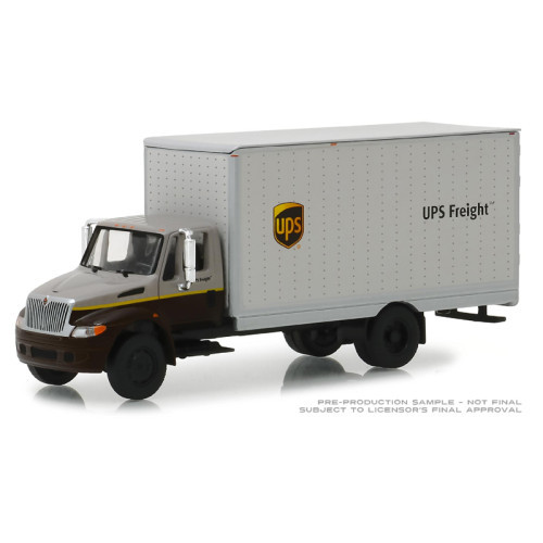 GREENLIGHT - 2013 International Durastar Box Van - United Parcel Service (UPS) Freight Solid Pack - H.D. Trucks Series 15 - GREENLIGHT