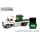 GREENLIGHT - H.D. Trucks Series 22 - 2013 International Durastar Flatbed - Waste Management with Commercial Dumpsters Solid Pack