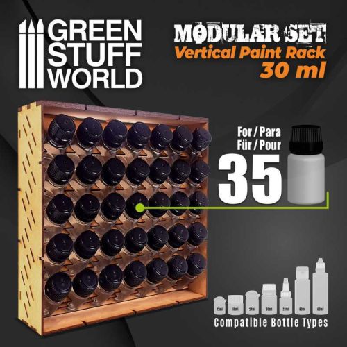 Green Stuff World - Mdf Paint Organizer Vertical (30Ml)
