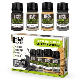   Green Stuff World - Texture Series Set 30ml - Ground Textures (Pack x4)