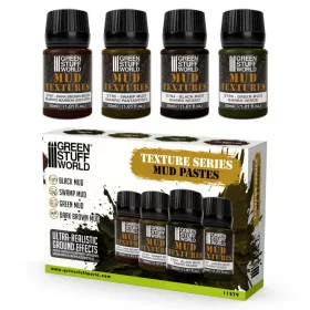   Green Stuff World - Texture Series Set 30ml - Mud Textures (Pack x4)