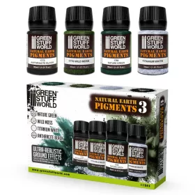   Green Stuff World - Natural Earth pigments Set 30ml - Number 03 (Pack x4)