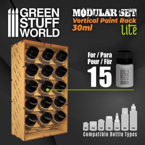 Green Stuff World - Mdf Paint Organizer Vertical (30Ml) - Lite