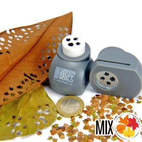 Green Stuff World - Miniature Leaf Punch GREY