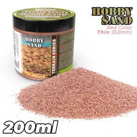 Green Stuff World - Thin Hobby Sand - Red Sand 200ml