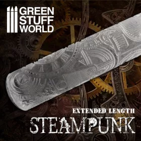   Green Stuff World - Rolling Pin STEAMPUNK (lenght: 14 50 cm diameter: 2.5 cm scale: 28-35 mm)