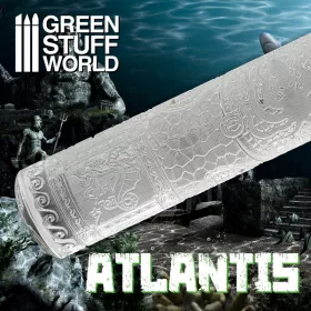   Green Stuff World - Rolling Pin ATLANTIS (length: 14.50 cm diameter: 2.5 cm)