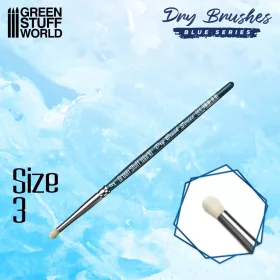 Green Stuff World - Round Brush - size #3 DRY BRUSH