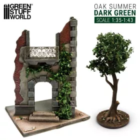   Green Stuff World - Ivy Foliage - Dark Green Oak - Large (1:35-1:43)