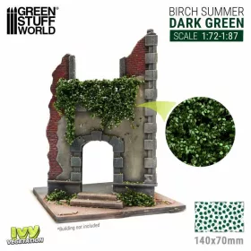   Green Stuff World - Ivy Foliage - Dark Green Birch - Small (1:72-1:87)