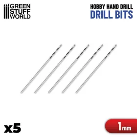 Green Stuff World - Drill Bits 1mm (PACKx5)