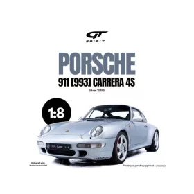   GT Spirit - 1995 Porsche 911 (993) Carrera 4S *Resin Series* silver