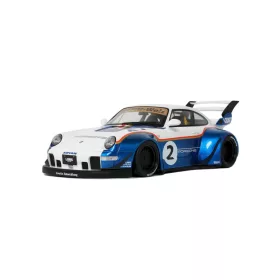   GT Spirit -  Porsche 911 (993) RWB X Liberty Walk Rauh-Welt #2 Racing Blue/White 2023 - 