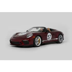   GT Spirit -  Porsche 911 (991.2) Speedster #57 "Spider Heritage Edition" Cherry Metallic 2019 - 