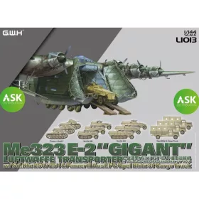   Great Wall Hobby - WWII Luftwaffen Messerschmitt Me 323 E-2 Gigant w more AFVs repülő makett