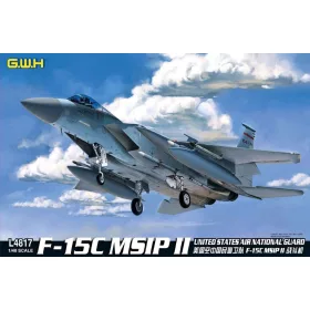   Great Wall Hobby - 1/48 F-15C MSIP II United States Air National Guard repülő makett