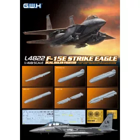   Great Wall Hobby - 1/48 F-15E Strike Eagle Dual-Roles Fighter repülő makett