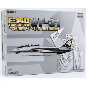   Great Wall Hobby - Grumman F-14D Tomcat VF-31 "Tomcatters" repülő makett