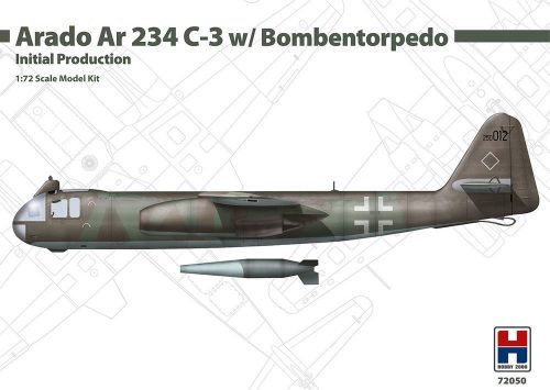 Hobby 2000 - Arado Ar 234 C-3 w/ Bombentorpedo Initial Production