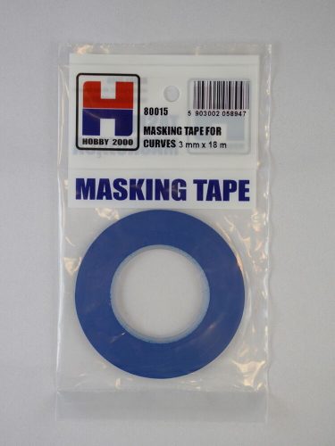 Hobby 2000 - Masking Tape For Curves 3 mm x 18 m