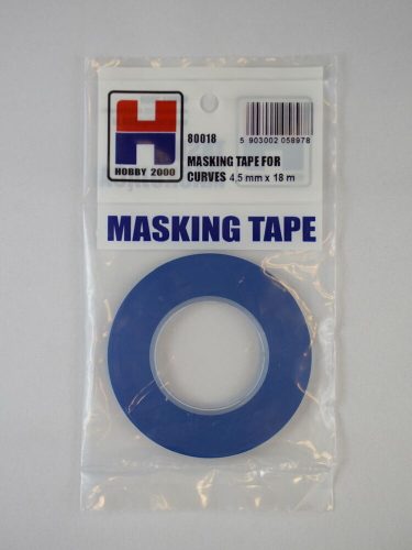Hobby 2000 - Masking Tape For Curves 4,5 mm x 18 m